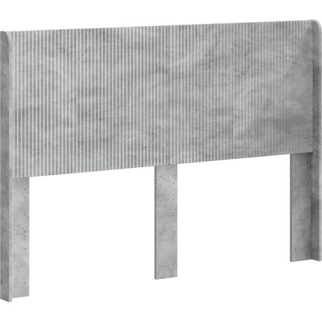 Maison Exclusive - Testiera Letto Grigio Cemento Legno ingegnerizzato