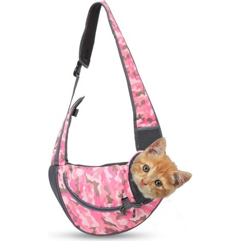 Sac de transport pour animaux de compagnie Sacs de voyage pour animaux de compagnie Sac de transport extérieur à bandoulière (taille S) (1/5)