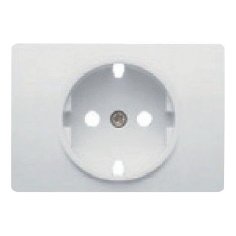 Tapa para base de enchufe 2P+TT BLANCO BJC Coral 21724 (1/4)