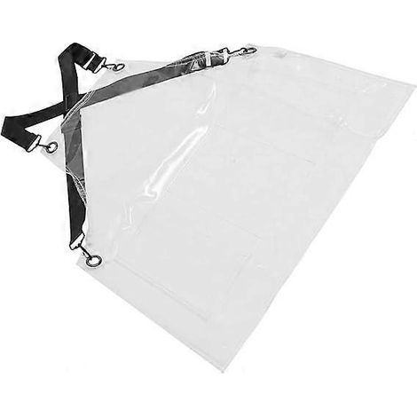 Tablier de coiffeur, tablier transparent résistant à l'huile, tablier de vaisselle, tablier transparent, tablier de coiffure, tablier de salon (1/4)