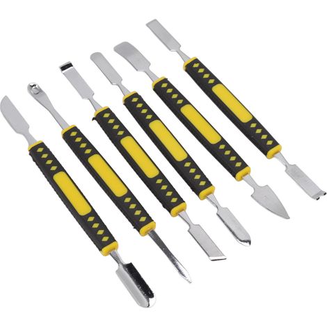 Set mit 6 Hebelöffnungswerkzeugen, ABS-Griff und Stange aus legiertem Stahl, für die elektronische Wartung (1/5)