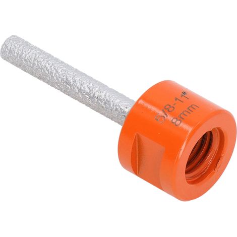 Fraise diamantée pour agrandir, tailler et façonner les trous de granit et de quartz, 8 mm / 0,31 po (1/5)