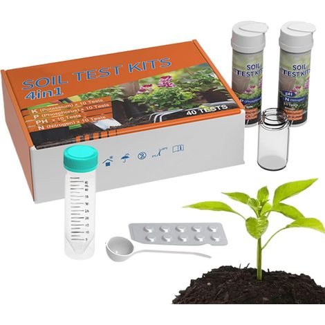 Kit Für Garten Rasen Boden Test Kit 4 in 1 Nährstoff