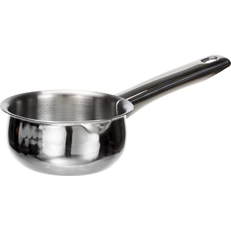 Casserole Inox Prisma - 1 Pièce - Acier Inoxydable - Bec Verseur - Induction - Beige (1/5)
