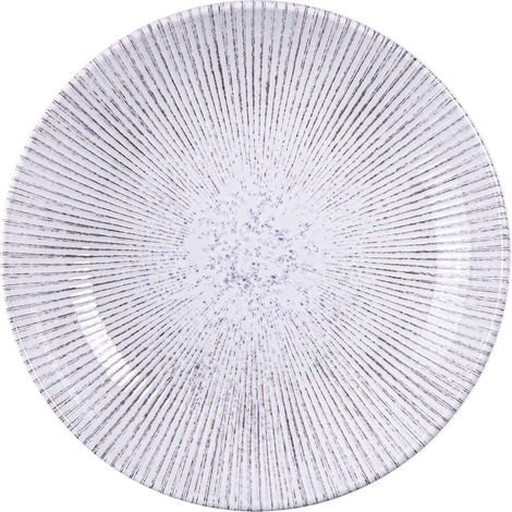 Assiette creuse ronde ornée porcelaine 25 cm Diamantina Maxforce