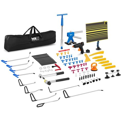Kit di riparazione PDR per la rimozione di ammaccature nella carrozzeria, 85 pezzi (1/4)