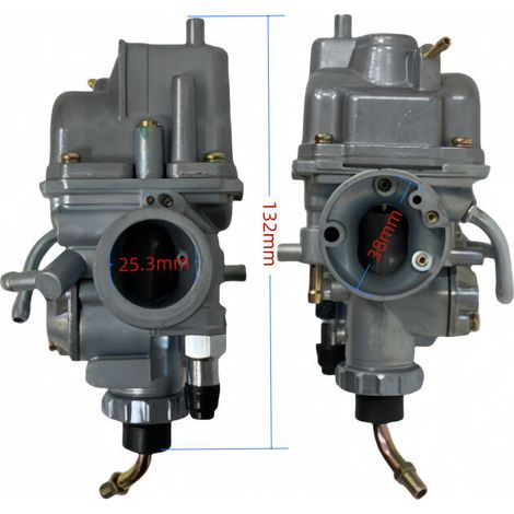 Les pièces de carburateur pour motos TTR125 sont compatibles avec les pièces de moteur YAMAHA TTR125E et TTR125LE, conçues pour une utilisation hors route, avec une pompe d'accélération sensible.