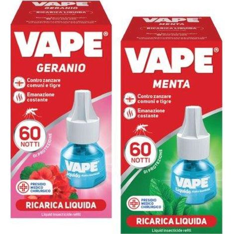 RICARICA LIQUIDA ZANZARE VAPE MAGIC