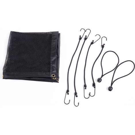 Filet de sécurité en maille pour chien, barrière de protection flexible pour animaux de compagnie, compatible avec les camions, SUV et autres véhicules. (1/5)