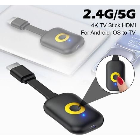4K HDMI-Empfänger/Decoder – WLAN 802.11 b/g/n – Kompatibel mit Android/iOS/Windows