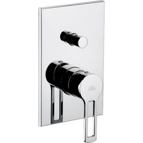 Miscelatore monocomando incasso doccia con deviatore linea ringo