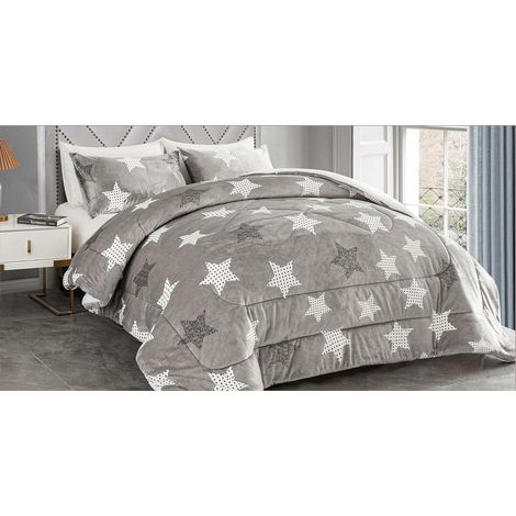Edredón Invierno Borreguillo Nórdico de Microfibra - 180x240cm con 1 Funda Almohada - 240x260cm con 2 fundas Almohadas- Edredón Extra Suave, Cálido, Gruesa (1/5)
