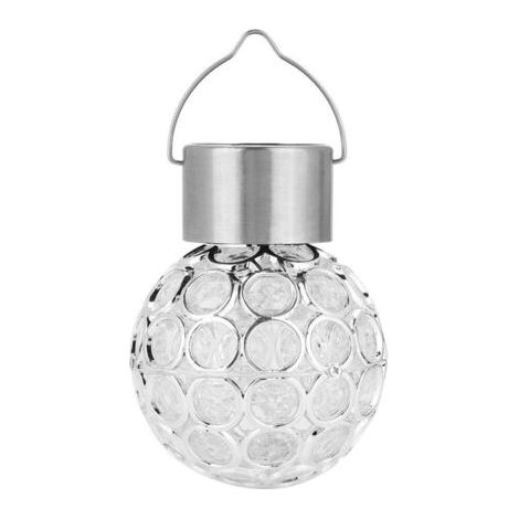 DEESSE SHOP-Lampe à Suspendre à Boule Solaire Changer Lampe à LED Paysage Couleur Changer Jardin(Colorful) (1/5)