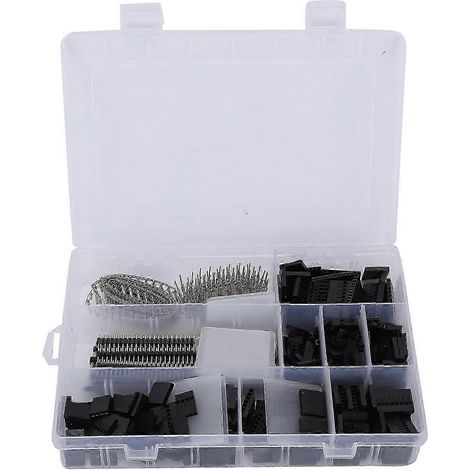 Connecteur Dupont 2.54mm Mâle Femelle Kit Boîtier Pin Header Jumper Wire Lot Accessoire Électronique (1/5)