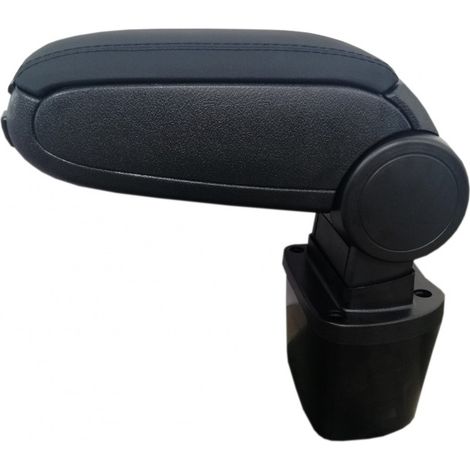 Neue Armlehne/Armstütze, Auto-Ablage für Nissan Juke 2009+ mit schwarzem luxuriösem Lederbezug (Kunstleder)