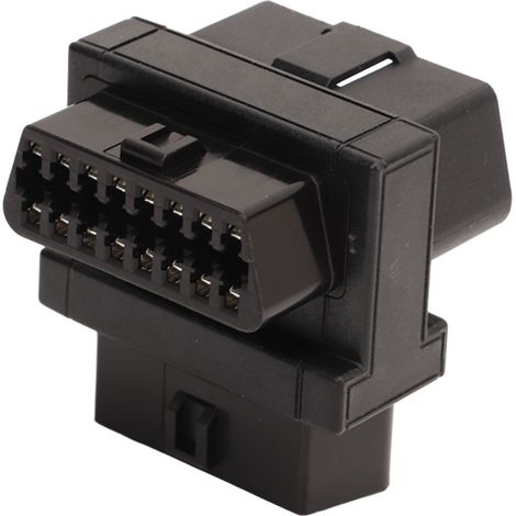 Adaptateur de convertisseur séparateur de voiture, 16 broches mâle à double femelle, connecteur d'extension de Port OBD de Diagnostic (1/5)