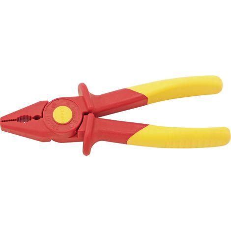 Knipex Fully Insulated 180mm 'S' Range Soft Grip Flat Nose Pliers with Ergonomic Design and Enhanced Safety (1/5)