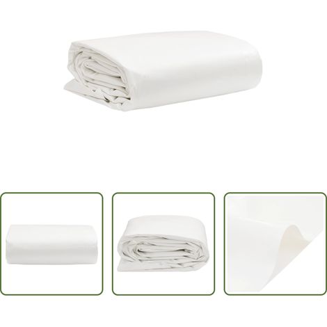Bâche anti-UV - Bâche blanc 2x3 m 650 g/m² (1/5)
