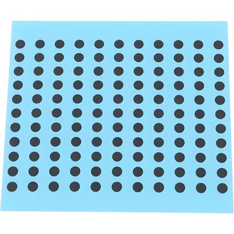 sheet of 4mm circular conductive pads suitable for restoring the functionality of remote control and controller buttons (1/5)