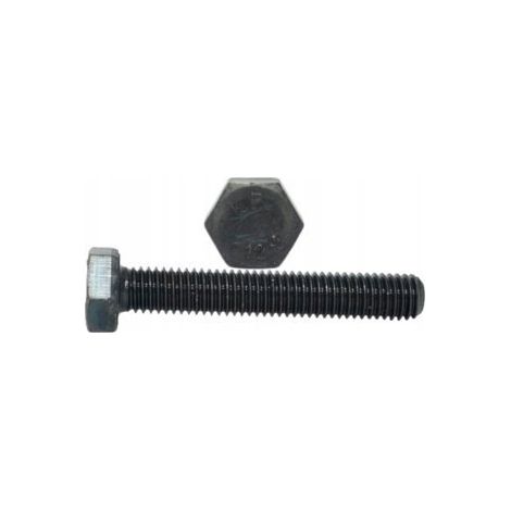 Viti a testa esagonale M10x20, lunghezza 12,9 mm, nere, conformi alla norma DIN 933, confezione da 200 pezzi. (1/5)