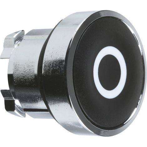 Cabeza pulsador Harmony XB4 IP66 22 mm bisel metálico y rango -40 °C a 70 °C