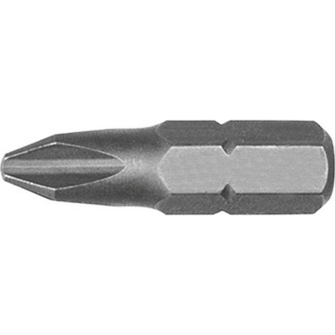 Suggerimento Semi-Dura, Per Viti A Croce 1/4 '' Ph, Lunga 25 Mm, Dimensione: Ph 0, Lunghezza Totale 25 Millimetri