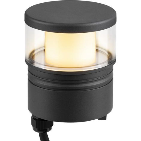 Tête de lampe borne M-POL extérieur gris LED 11W 2700/3000K IP 65 - SLV - 1006383