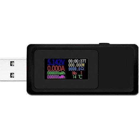 Kws-mx19 USB-Tester DC 4V-30V 0-5A Stromspannungsdetektor Amperemeter Digitale Kapazität Ladegerät Monito (1/4)