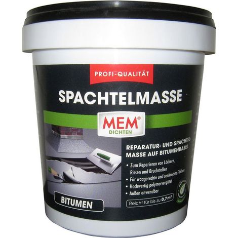 MEM Bitumen Spachtelmasse 1 kg Spachtelmassen