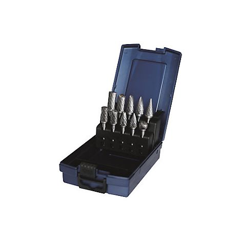 kaiserkraft Set di frese metallo duro HM con dentatura a