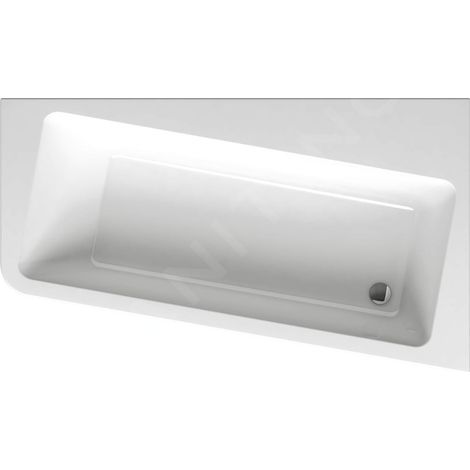 Ravak 10° - Baignoire asymétrique 170 R, 1700x1000 mm, droite, blanc C821000000