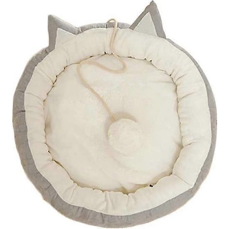 Nid pour chat, maison pour chat, nid douillet en forme d'oreilles de chat, jouet balle pour chiot (1/5)