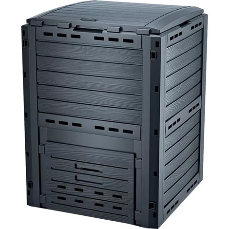 PROSPERPLAST KOMPOSTOWNIK 280L ANTRACYT COMPOGREEN WOODY (1/5)