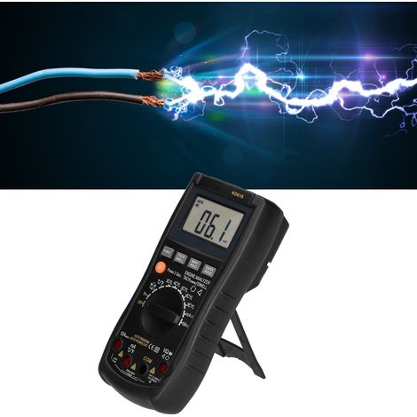 KD616 Multifunktions-Digitalmultimeter, intelligentes, hintergrundbeleuchtetes LCD-Display, automatische Bereichswahl, Voltmeter und Temperatursensor (1/5)