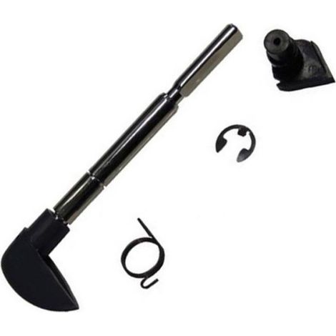 Tige Manette - Grise - A Fixation Par Vis - Pour Angleuse Et Autres Machines Portatives - Kit De Remplacement (1/2)