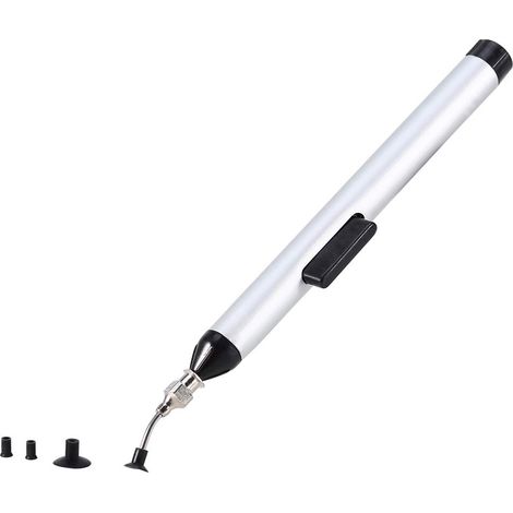 Ventouse Manuelle de Soudure, 1Pc Soudure Pompe À Dessouder Ventouse Ic Smd Dissolvant de Soudage Sous Vide Stylo D’Aspiration Avec 3Mm 6Mm 10Mm 3 Pointes (1/5)