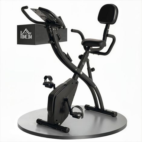 Vélo d'appartement pliable avec résistance magnétique 8 niveaux (1/5)