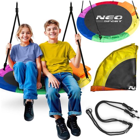 Columpio tipo nido de cuervo Neo-Sport Swingo de 100 cm