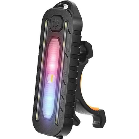 Vélo Lumière Rechargeable LED Eclairage Avant et Arrière, Lampe Puissantes Étanche et Antichoc, Lampes Casque, pour VTT Cycliste Poussette Camping Trotinette, Accessoires éclairage vélo (1/5)