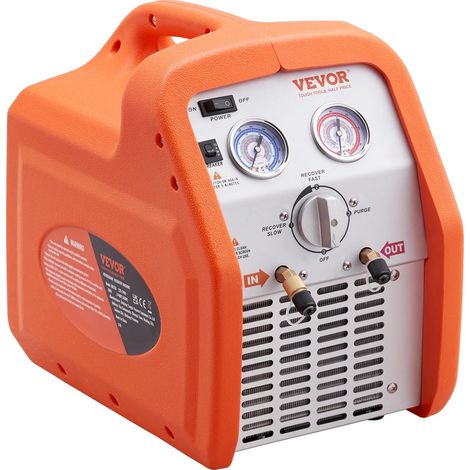 Máquina de recuperación de refrigerante, alta tasa de recuperación, diseño ligero, 3-4 HP (1/2)