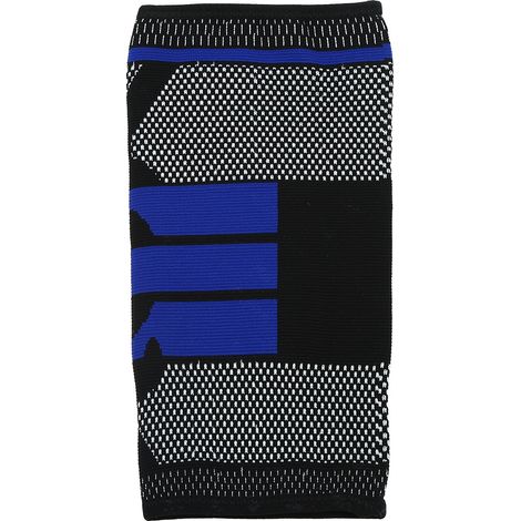 Genouillère sportive de protection, bandage de soutien noir taille L, pour basketball, outdoor, avec sangle ajustable. (1/5)