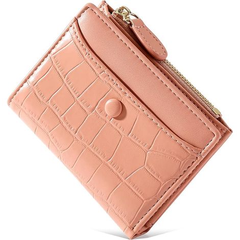 Portefeuille à motif de pierres claires pour femmes (rose)