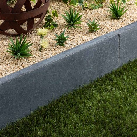 Bordure de jardin Pierre Bleue du Vietnam 100x30x5 cm (à l'unité) - RO'MA NATURE