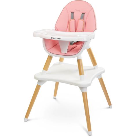 Caretero Tuva Rose chaise haute multifonctionnelle (1/5)