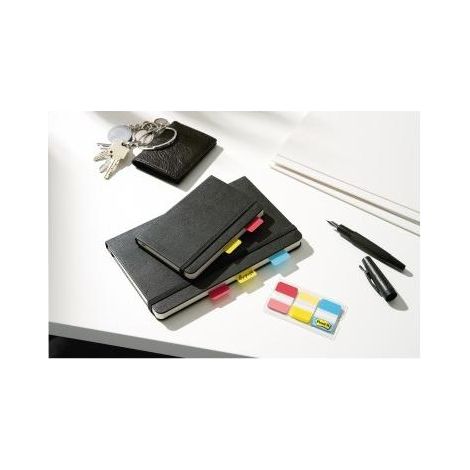 Post-it Haftstreifen Index Strong Maße: 25,4 x 38 mm (B x H) Farbe: 1 x rot, 1 x gelb, 1 x blau (1/4)
