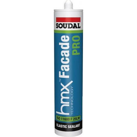HMX Façade Pro - Mastic élastique de haute qualité - Soudal - Cartouche de 300 ml Noir (1/3)