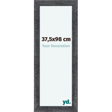 yd. - Cadre photo 37.5x98 - Gris Patine - MDF - Como (1/5)