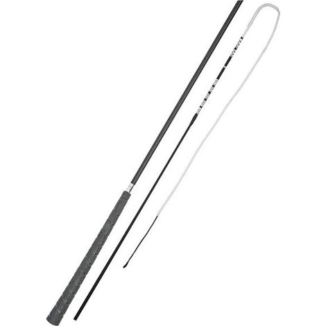Frusta per carrozza punta bianca 240 cm