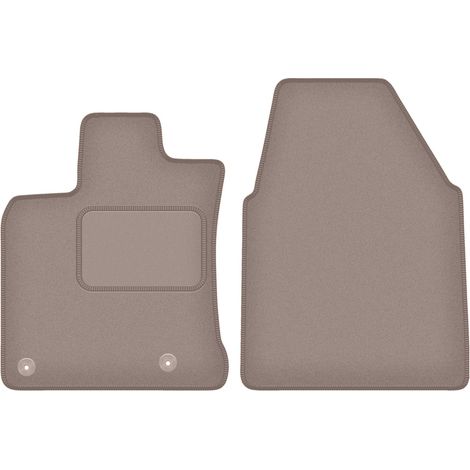 Beige Vordermatten für: Nissan Qashqai I J10 (breit) Crossover (2007-2013)