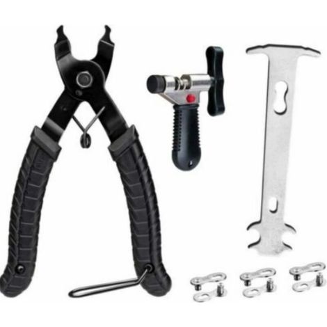 (as shown) Bicycle Chain Tool Set - Not Specified - 7/8/9 Speed ​​- Black - Premium Quality Tools (1/4)